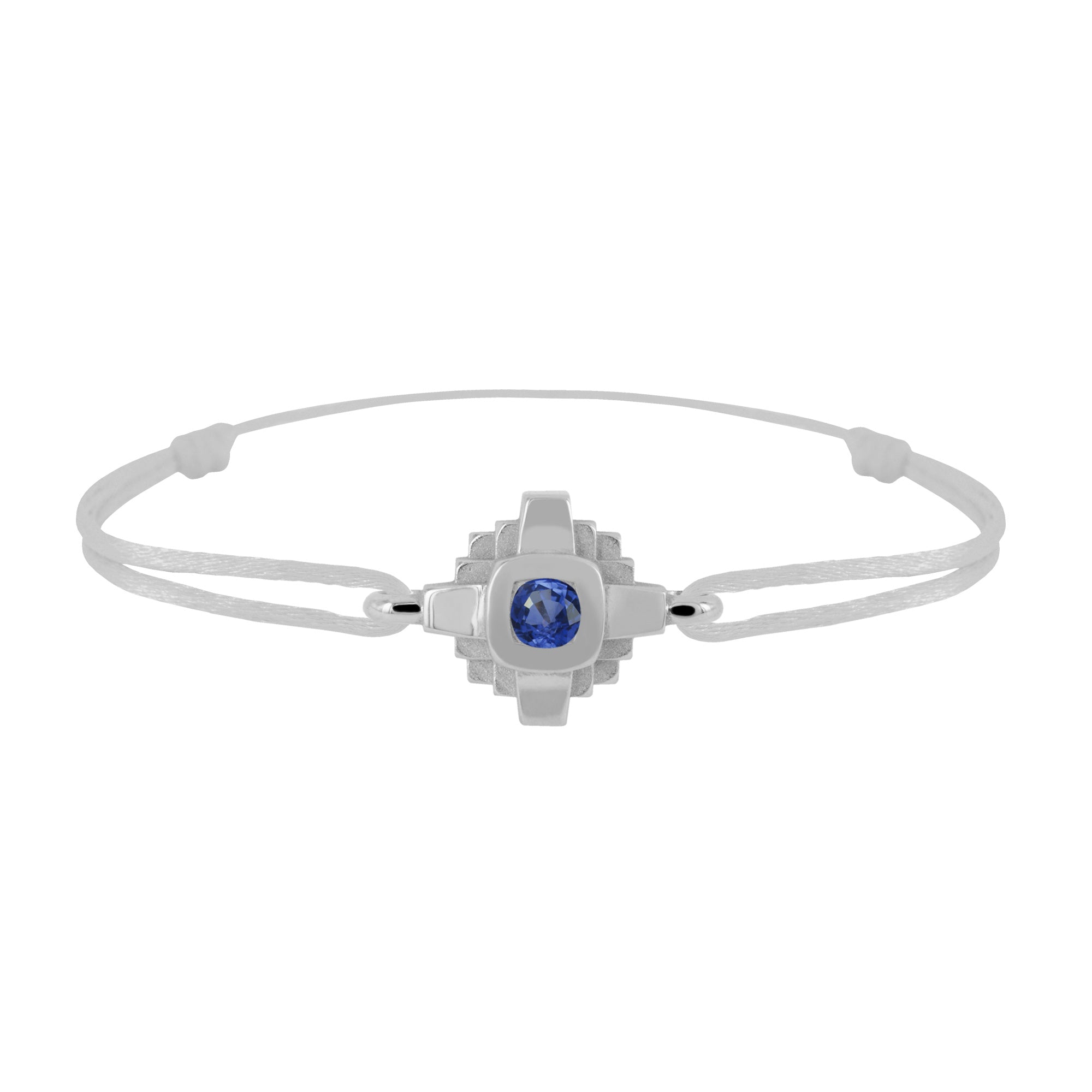 Bracelet Esther Saphir bleu 3 mm