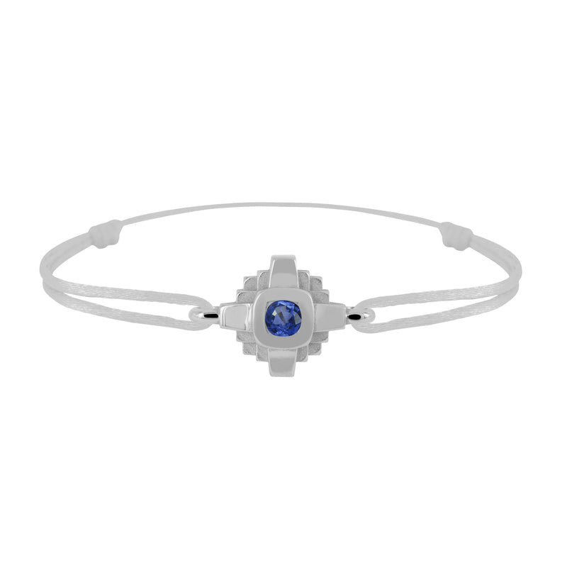 Bracelet Esther Saphir bleu 3 mm