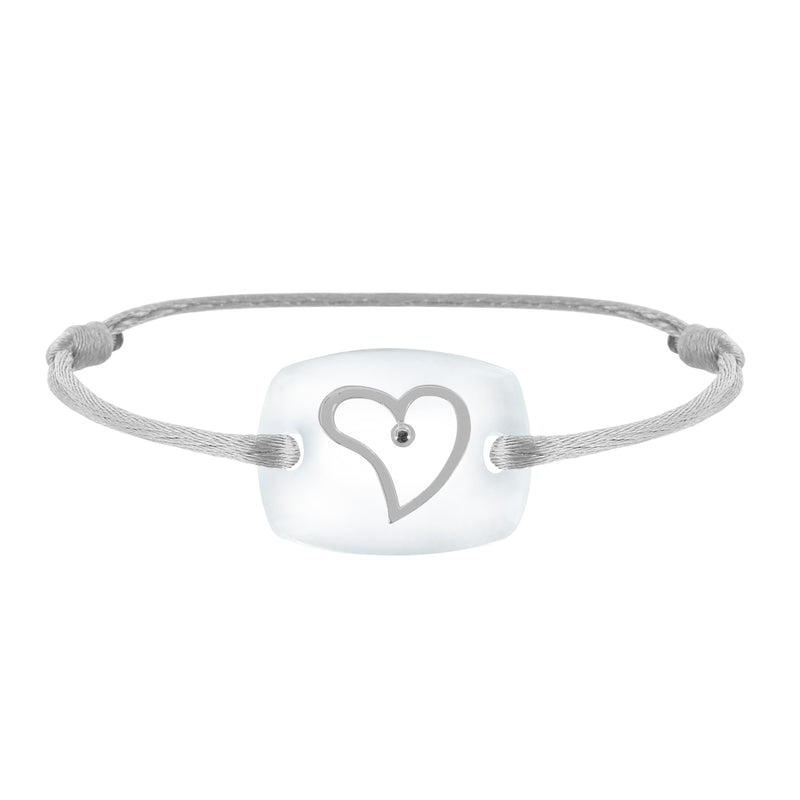 Bracelet Cœur amour lien émotion en or