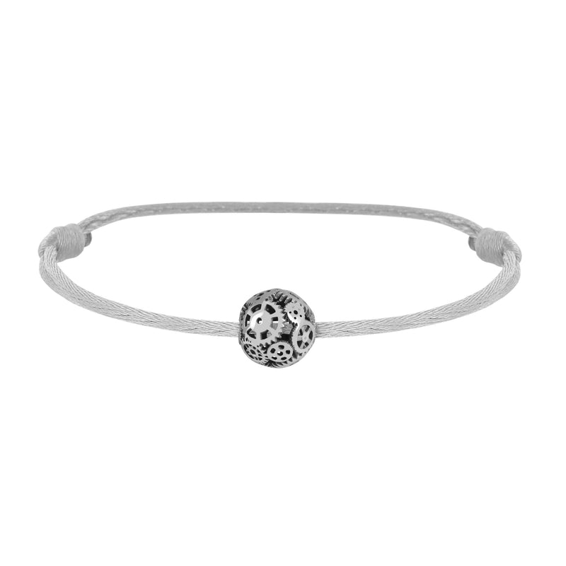 Engrenages pearl bracelet in gold