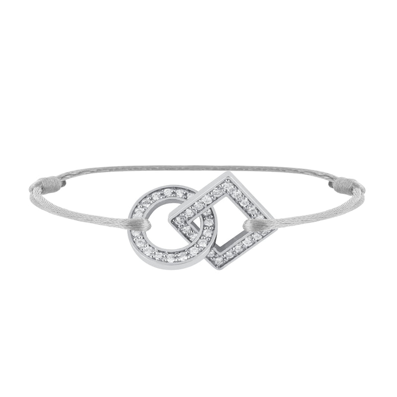 Bracelet Inséparables pavage diamants