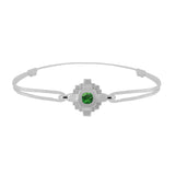 Bracelet Esther Tsavorite verte 3 mm