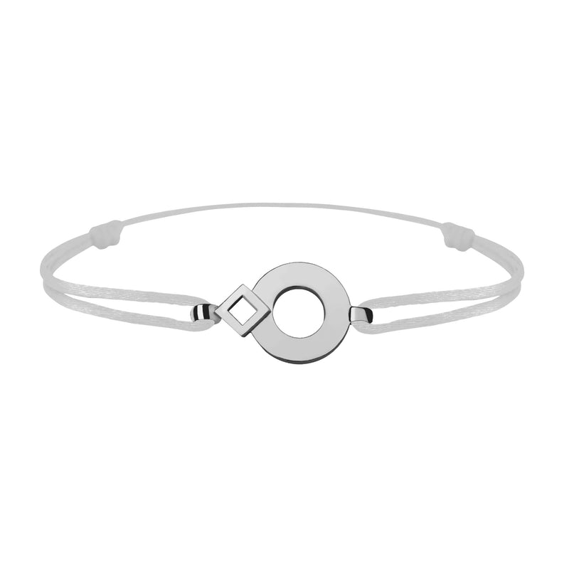 Bracelet lien Tournaire signe éclipse rond or