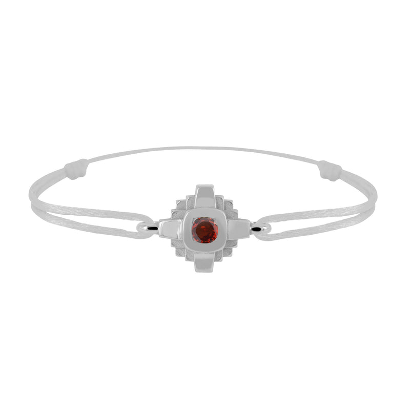 Bracelet Esther Saphir rouge 3 mm