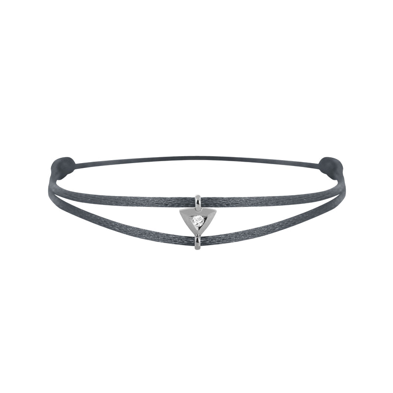 Mon Alchimie Triangle bracelet in gold and diamonds