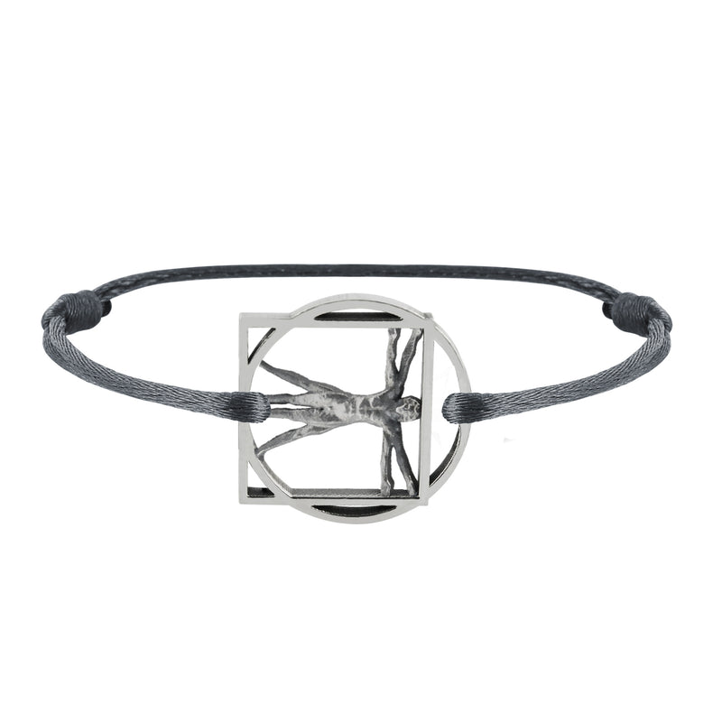 Medal bracelet Vitruvian Man