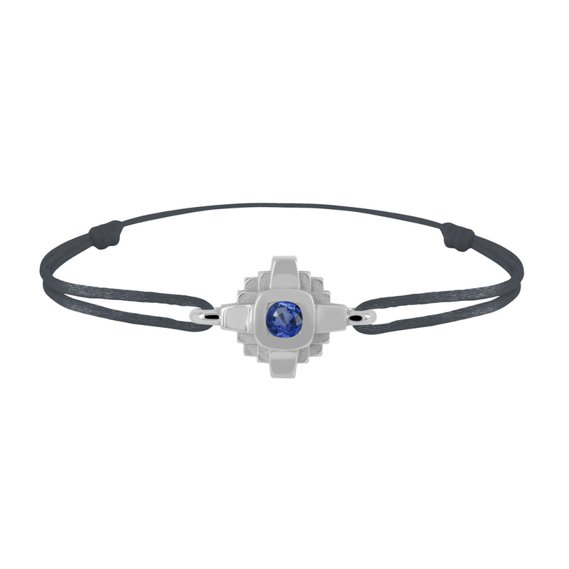 Bracelet Esther Saphir bleu 3 mm