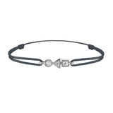trilogy bracelet in 3-diamond gold