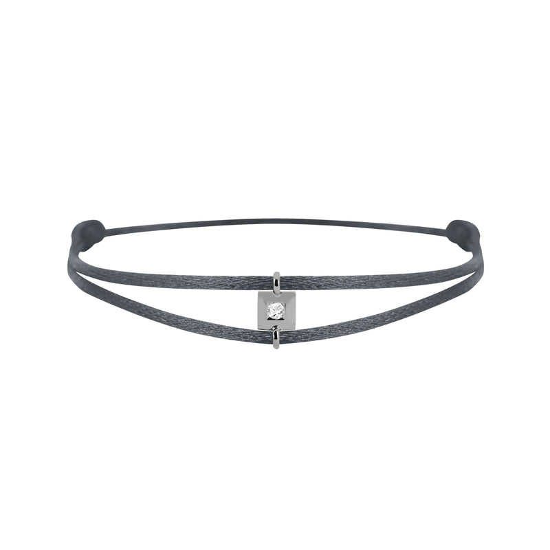 Mon Alchimie square  bracelet in gold and diamonds