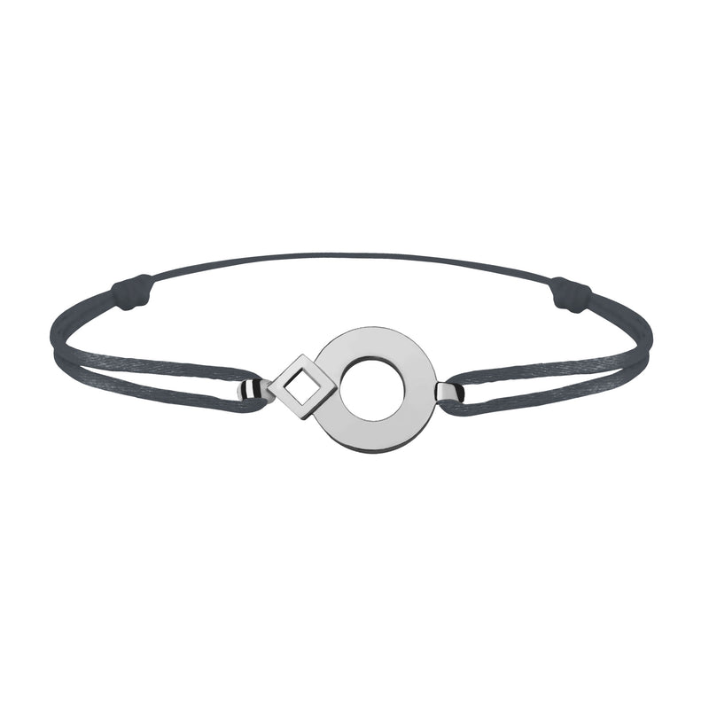 Bracelet lien Tournaire signe éclipse rond or