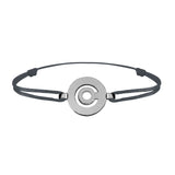 Bracelet lien Tournaire signe labyrinthe rond or