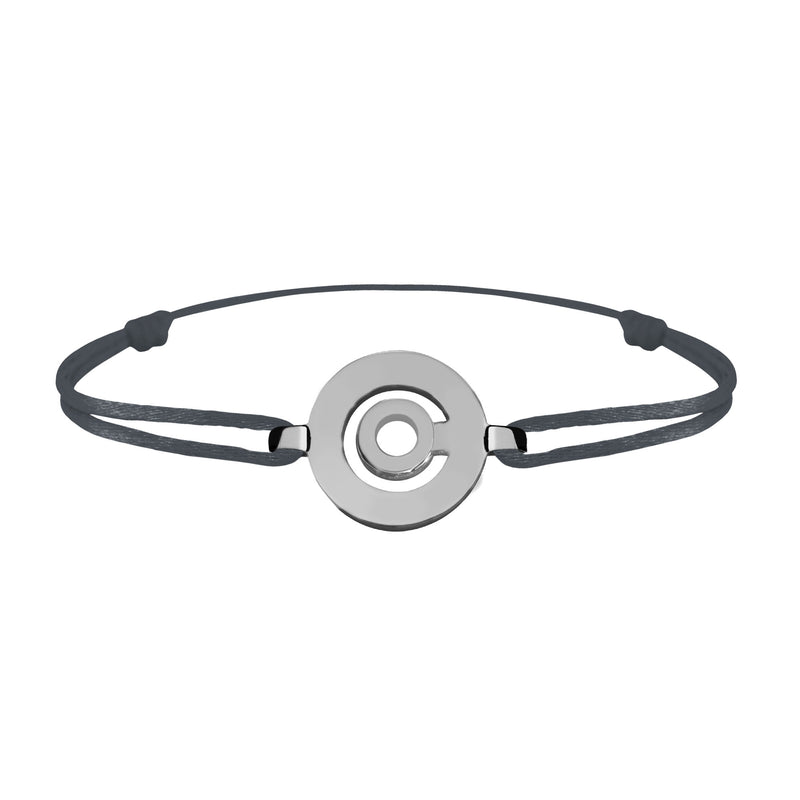 Bracelet lien Tournaire signe labyrinthe rond or