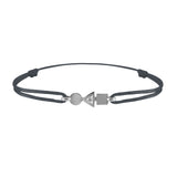 trilogy gold and diamond bracelet