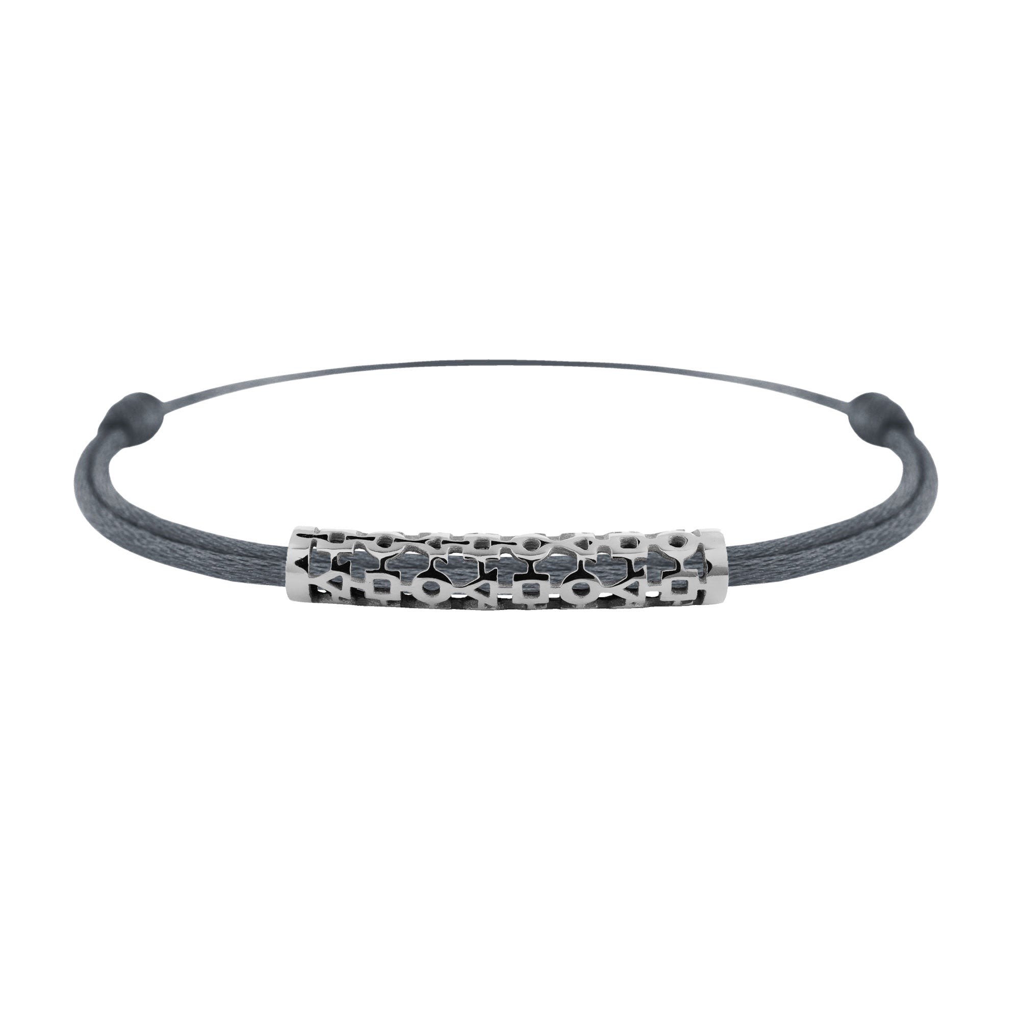 Bracelet lien Tournaire tube or trilogie