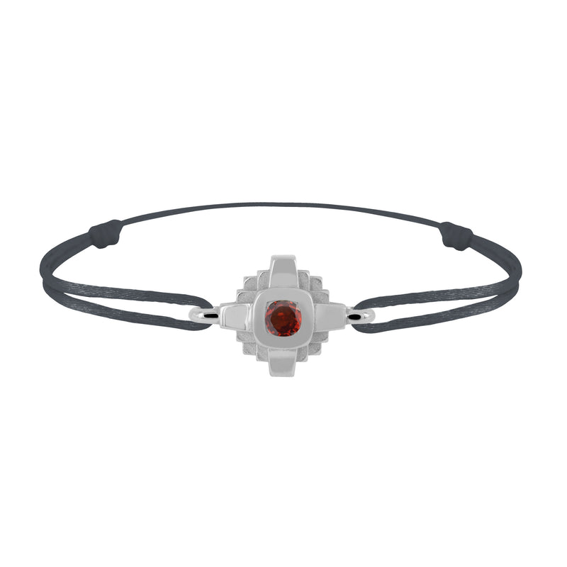 Bracelet Esther Saphir rouge 3 mm
