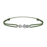trilogy gold and diamond bracelet