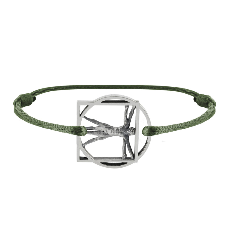 Medal bracelet Vitruvian Man