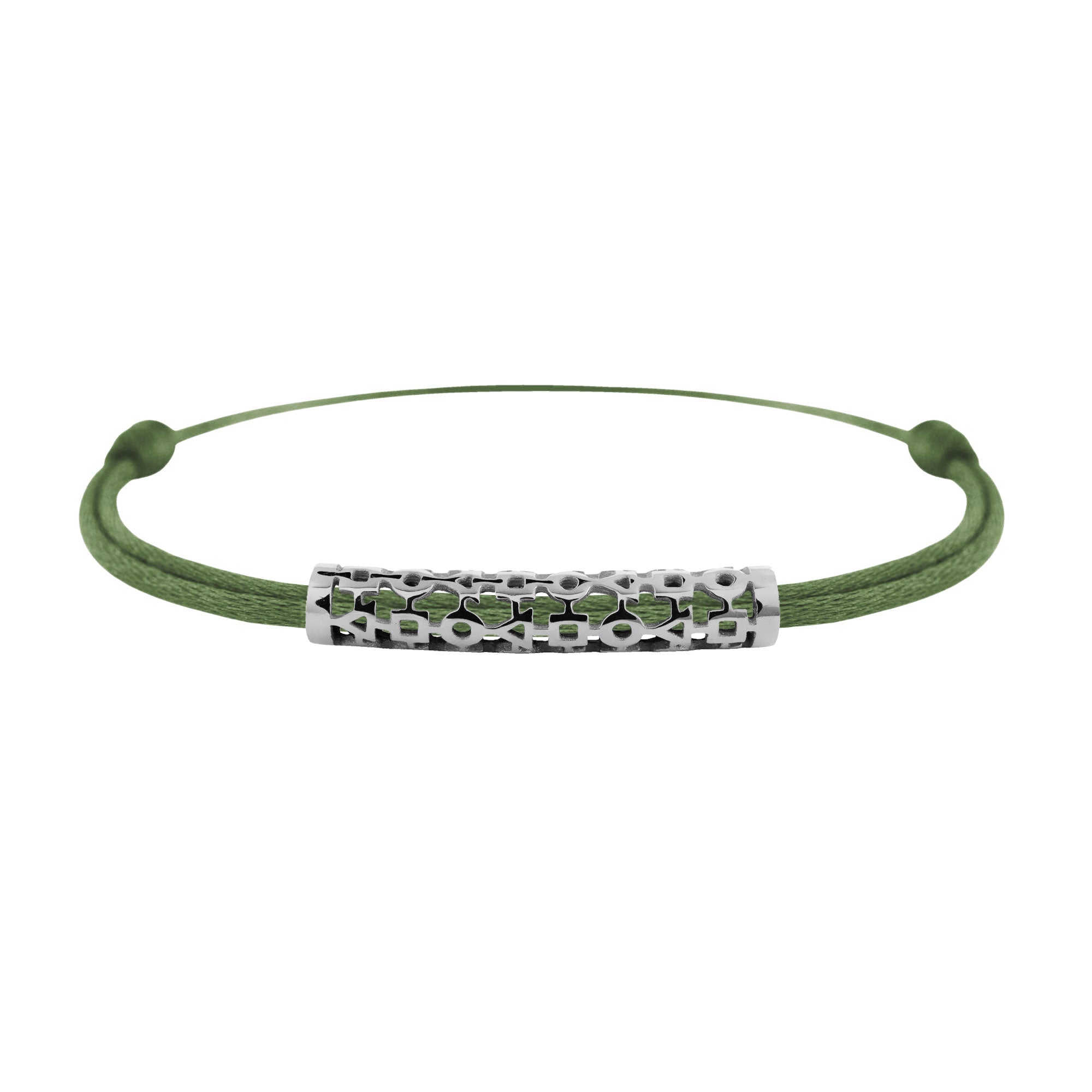 Bracelet lien Tournaire tube or trilogie