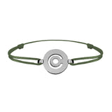 Bracelet lien Tournaire signe labyrinthe rond or