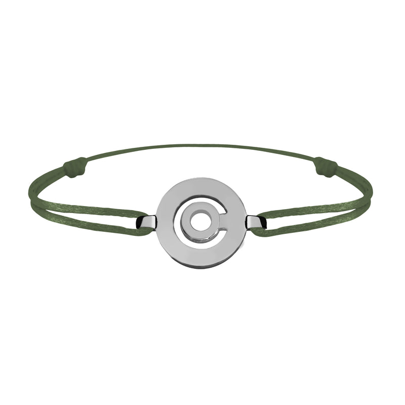 Bracelet lien Tournaire signe labyrinthe rond or