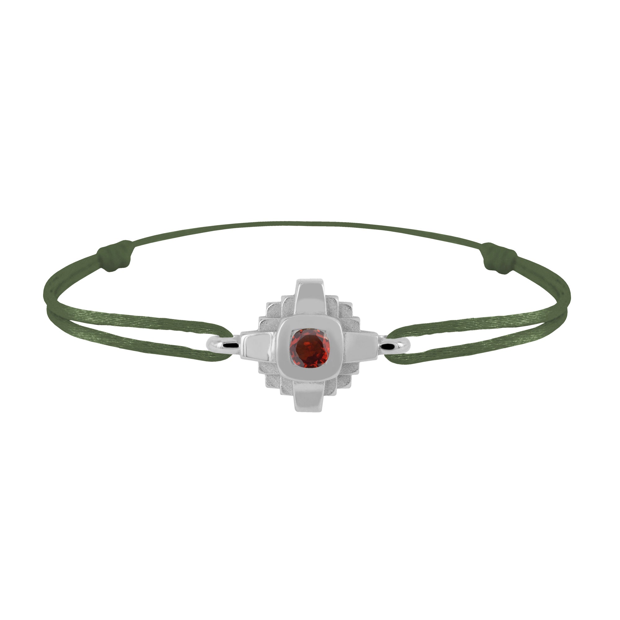 Esther red sapphire 3 mm bracelet