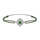 Bracelet Esther Tsavorite verte 3 mm