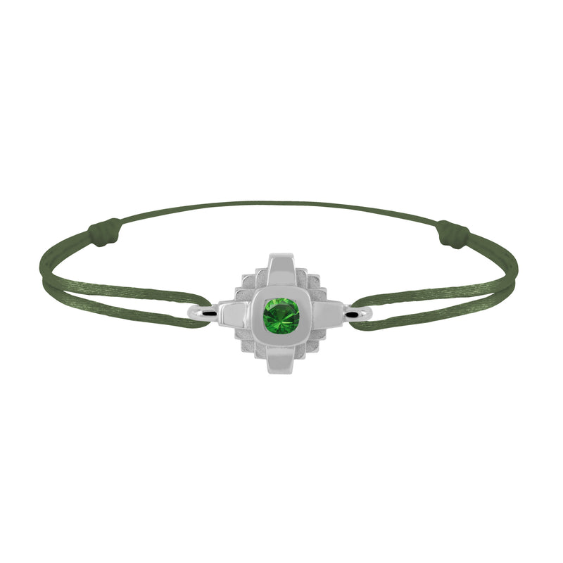 Bracelet Esther Tsavorite verte 3 mm