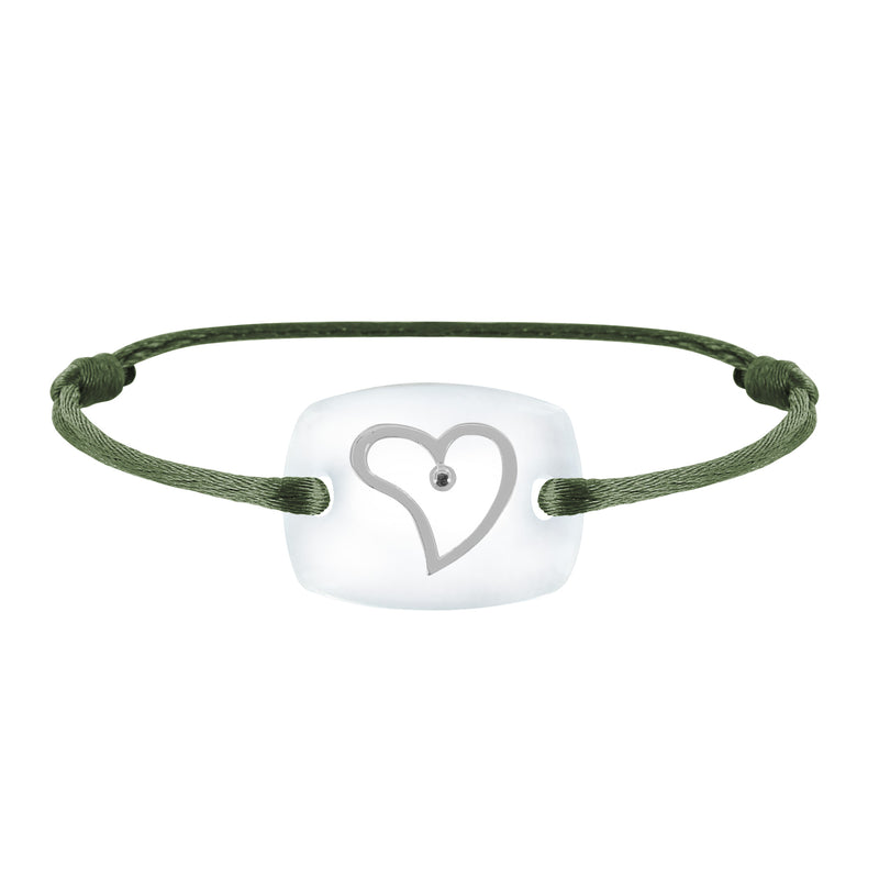 Bracelet Cœur amour lien émotion en or