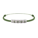 Bracelet lien Tournaire tube or cupidon cœur