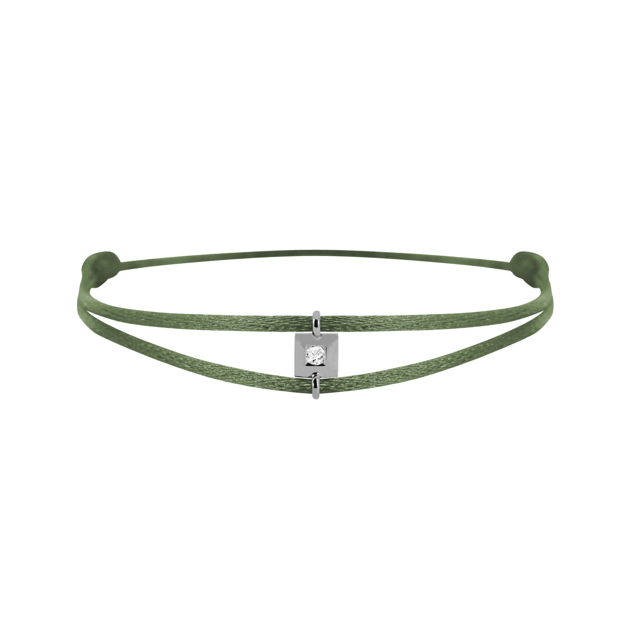 Bracelet Mon Alchimie Carré en or et diamant