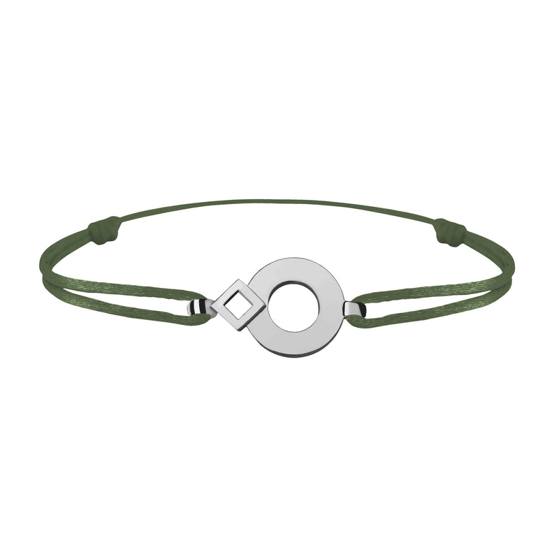 Bracelet lien Tournaire signe éclipse rond or
