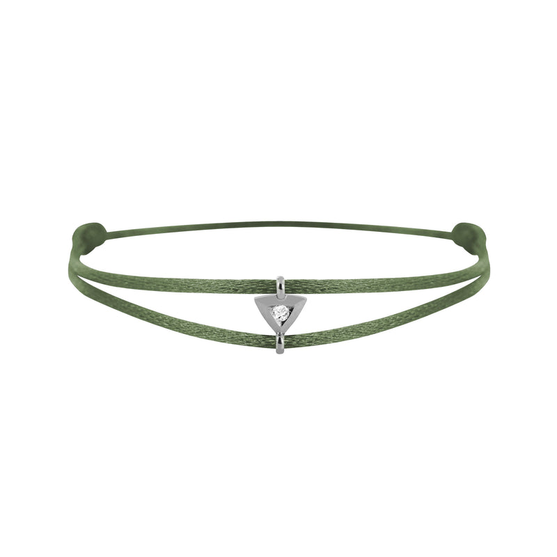 Mon Alchimie Triangle bracelet in gold and diamonds
