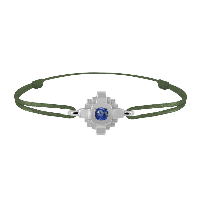 Bracelet Esther Saphir bleu 3 mm