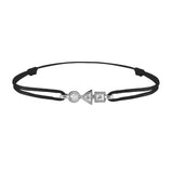 trilogy bracelet in 3-diamond gold