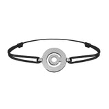 Bracelet lien Tournaire signe labyrinthe rond or