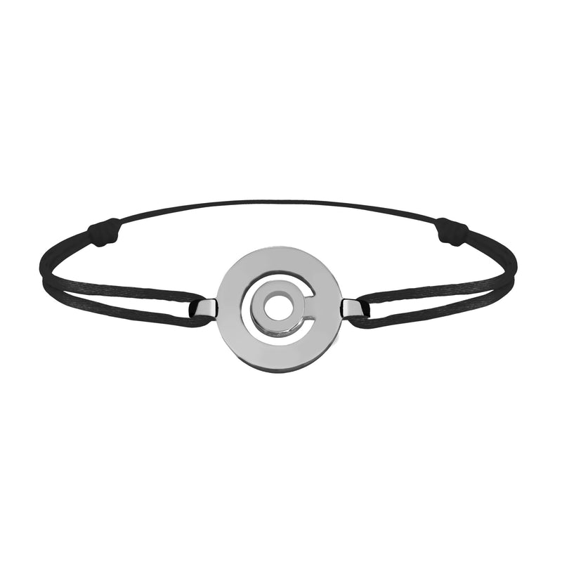 Bracelet lien Tournaire signe labyrinthe rond or