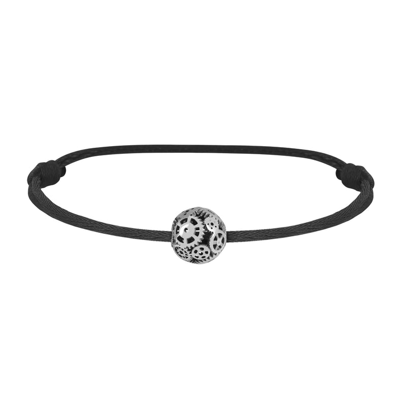 Engrenages pearl bracelet in gold