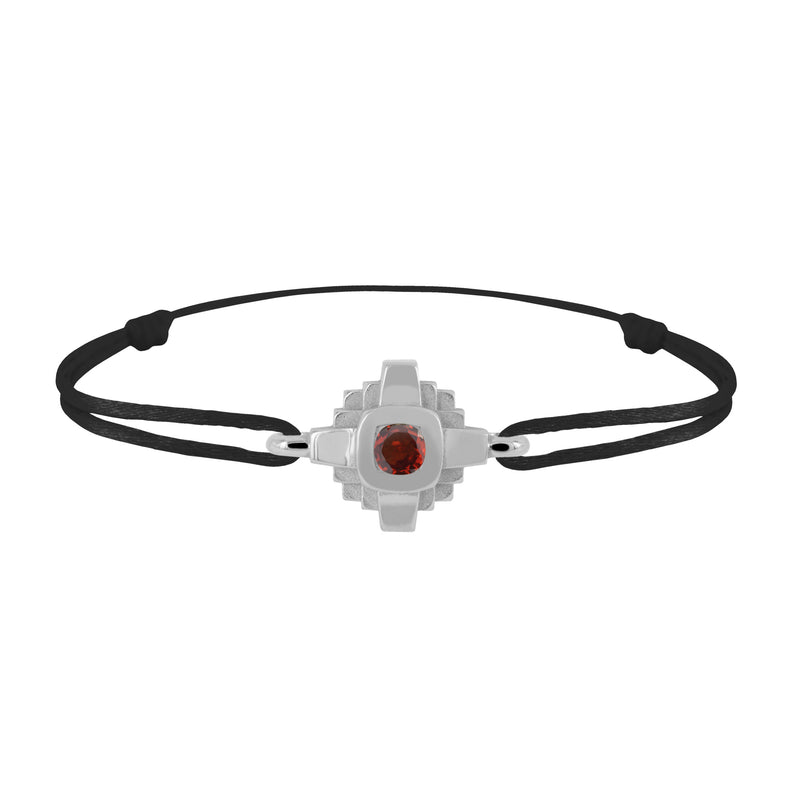 Bracelet Esther Saphir rouge 3 mm