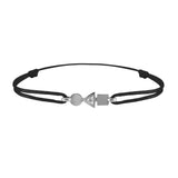 trilogy gold and diamond bracelet