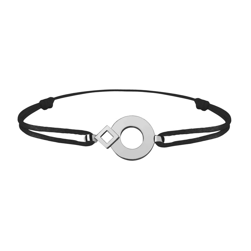 Bracelet lien Tournaire signe éclipse rond or