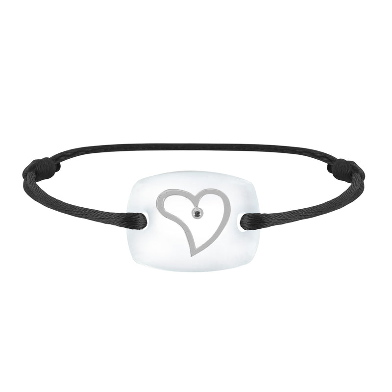Bracelet Cœur amour lien émotion en or