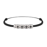 Bracelet lien Tournaire tube or cupidon cœur