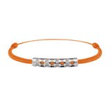 Bracelet lien Tournaire tube or cupidon cœur