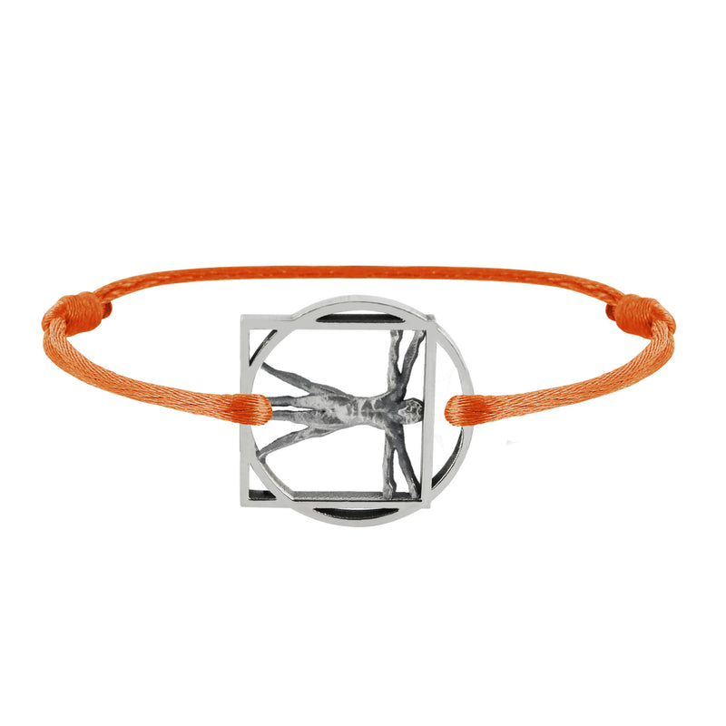 Medal bracelet Vitruvian Man