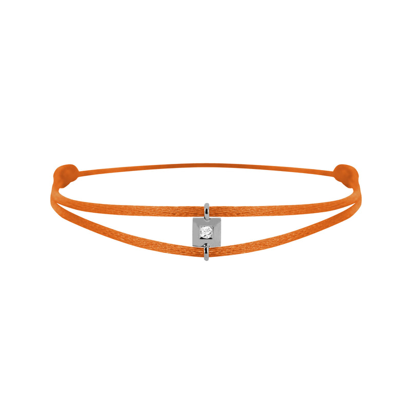 Mon Alchimie square  bracelet in gold and diamonds