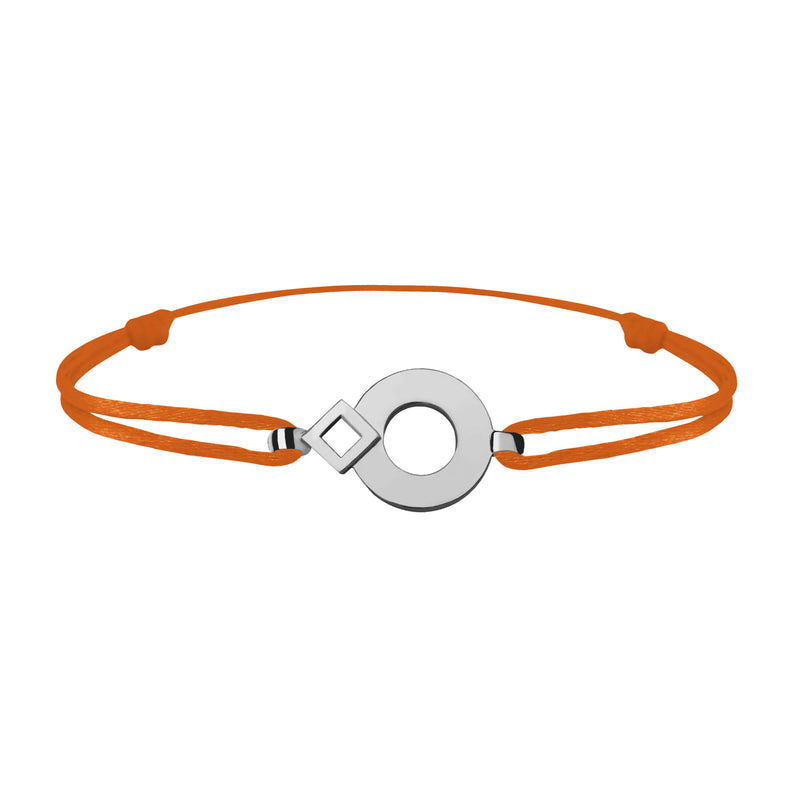Bracelet lien Tournaire signe éclipse rond or