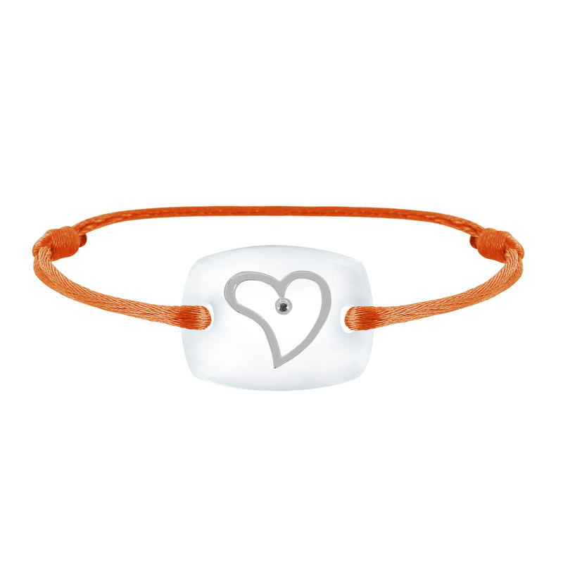 Bracelet Cœur amour lien émotion en or