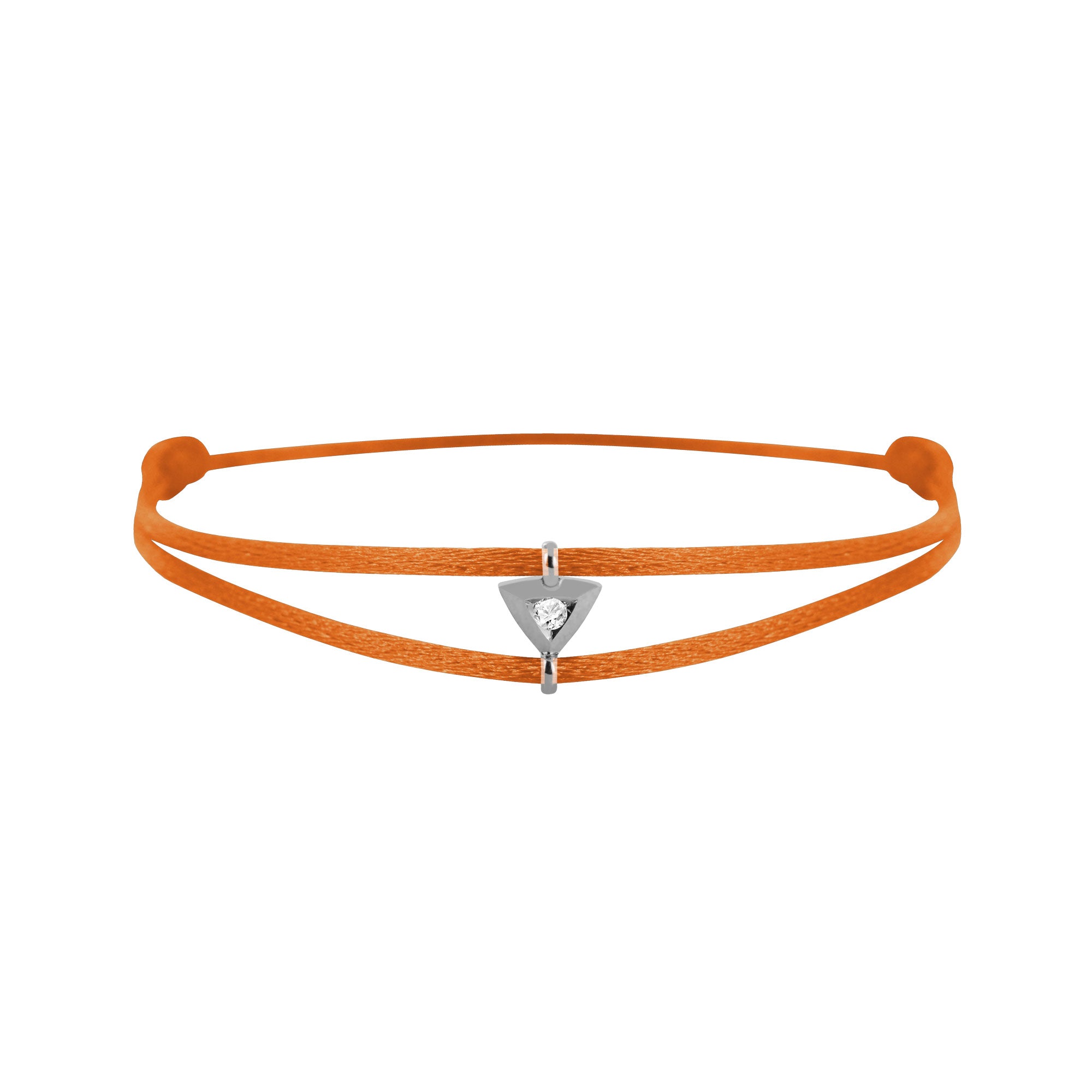 Mon Alchimie Triangle bracelet in gold and diamonds
