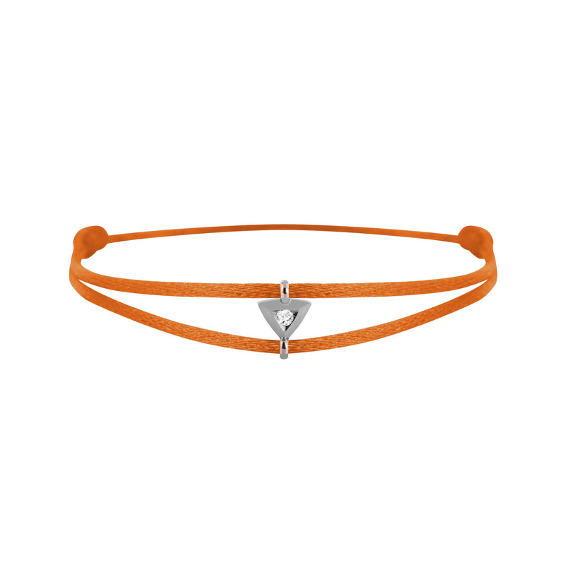 Mon Alchimie Triangle bracelet in gold and diamonds