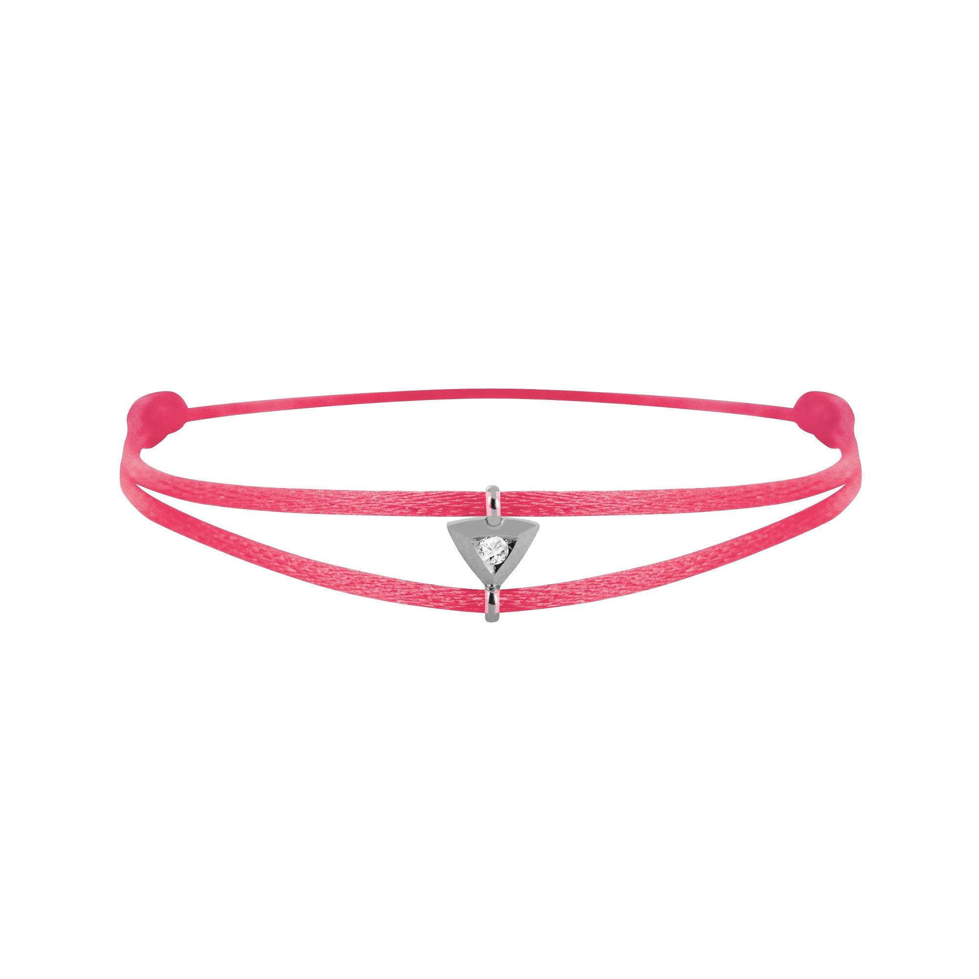 Mon Alchimie Triangle bracelet in gold and diamonds